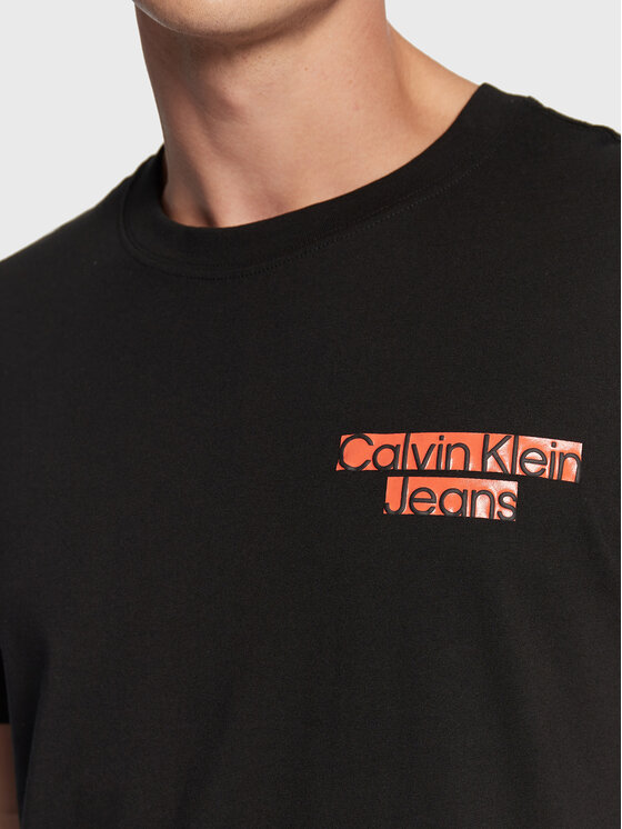 Calvin Klein Jeans Calvin Klein Jeans T-Shirt J30J321772 Czarny Slim Fit