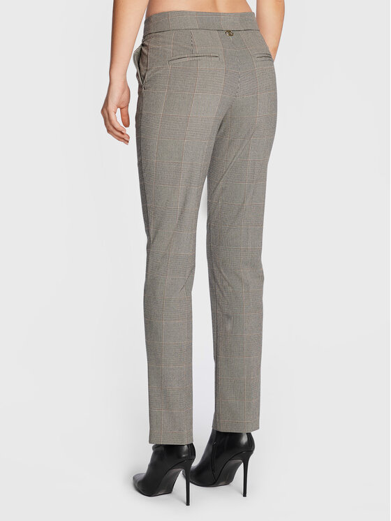 TWINSET TWINSET Hlače 222TP250J Siva Regular Fit