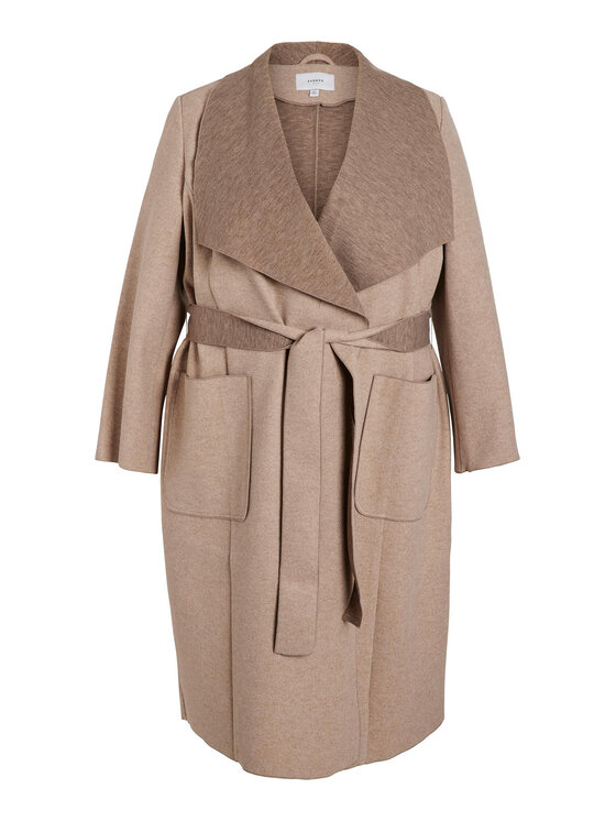 Vila Vila Übergangsmantel 14087814 Beige Regular Fit