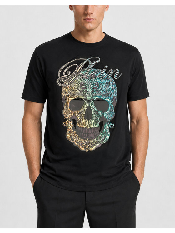 PHILIPP PLEIN PHILIPP PLEIN T-Shirt 31632 Czarny Regular Fit