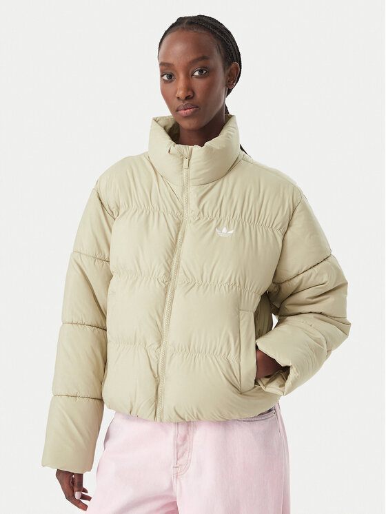 adidas Зимно яке KR9580 Бежов Regular Fit