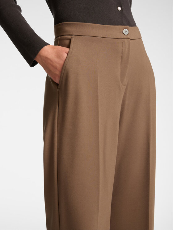 Elena Mirò Elena Mirò Pantaloni di tessuto P151P000341N052 Marrone Over Fit