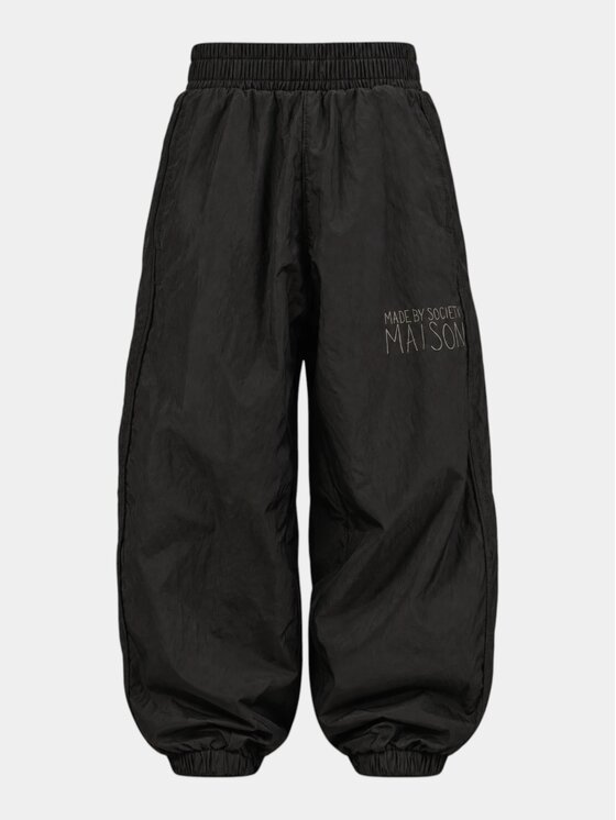 MADE BY SOCIETY MADE BY SOCIETY Spodnie materiałowe VOID - P37777 Czarny Basic Fit