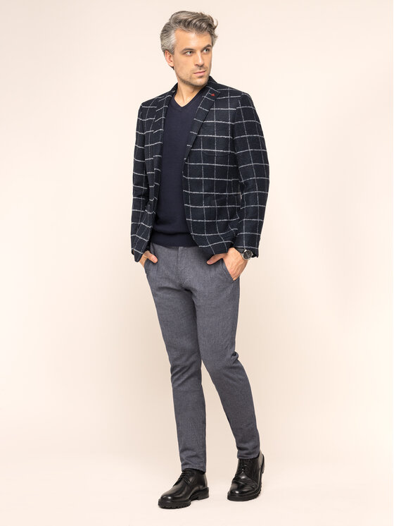 Giacca da abito 2282-00 Blu scuro Slim Fit