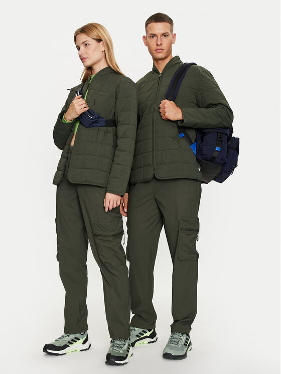 Rains Rains Szövet nadrág Tomar Pants Regular 19300 Zöld Regular Fit