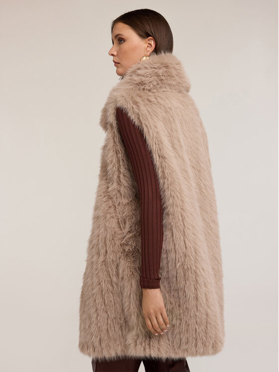 Motivi Motivi Pelliccia 80486000012N013 Écru Over Fit