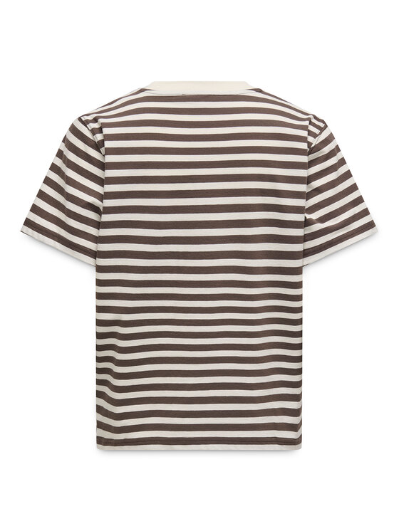 ONLY ONLY T-Shirt Livina 15272227 Καφέ Regular Fit