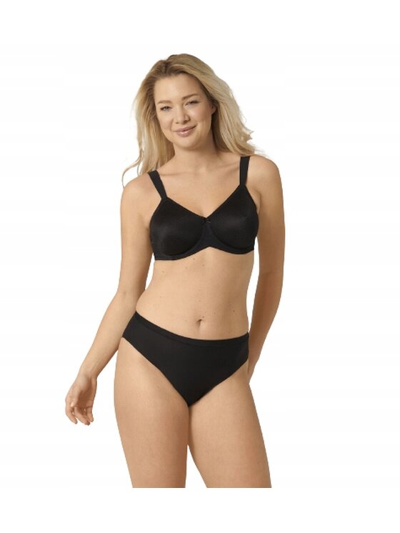 Triumph Triumph Biustonosz z fiszbiną Essential Minimizer W Czarny