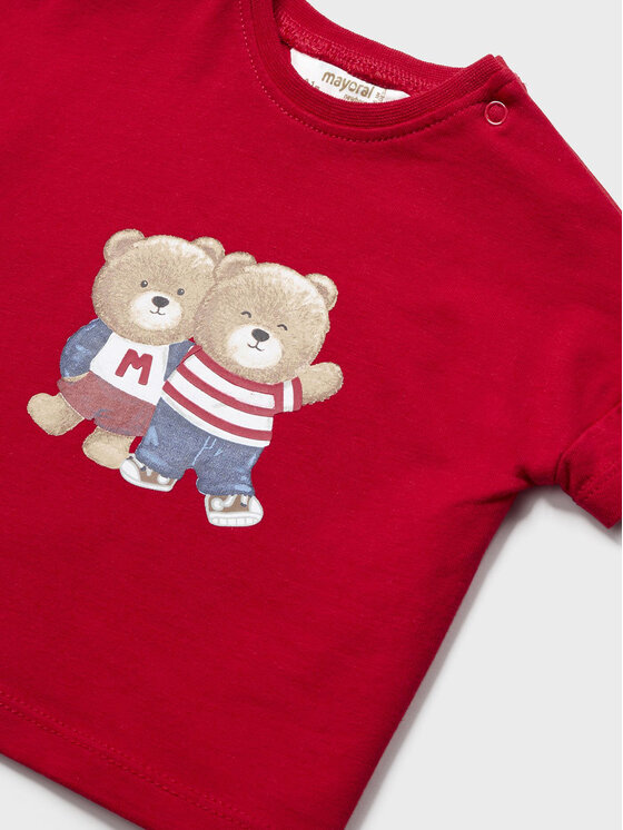 Mayoral Mayoral 2er-Set T-Shirts und Shorts 1629 Rot Regular Fit