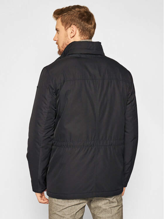 Geox Geox Žieminė striukė Vincit Mid M0420H T2676 F9000 Juoda Regular Fit