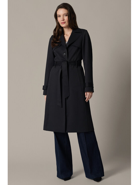 Lancerto Lancerto Trencz Luminosa PC073126000006 Czarny Regular Fit