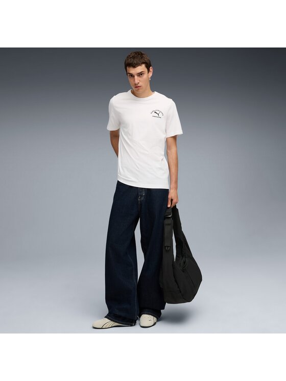 Puma Puma T-Shirt 688219 Biały Regular Fit