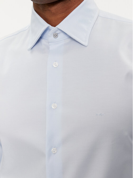 Michael Kors Michael Kors Koszula MD0DS01032 Błękitny Slim Fit