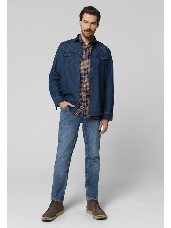 Volcano Volcano Jeansy D-JERRY 65 Niebieski Regular Fit