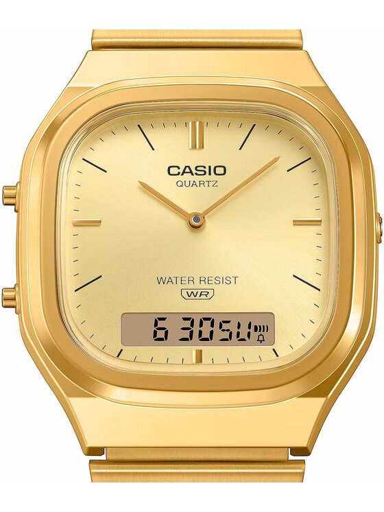 Casio Casio Zegarek 4549526409646 Złoty
