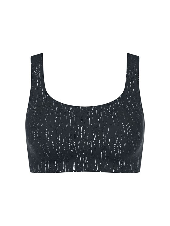 Triumph Triumph Biustonosz sloggi ZERO Feel 2.0 Festive Top Czarny