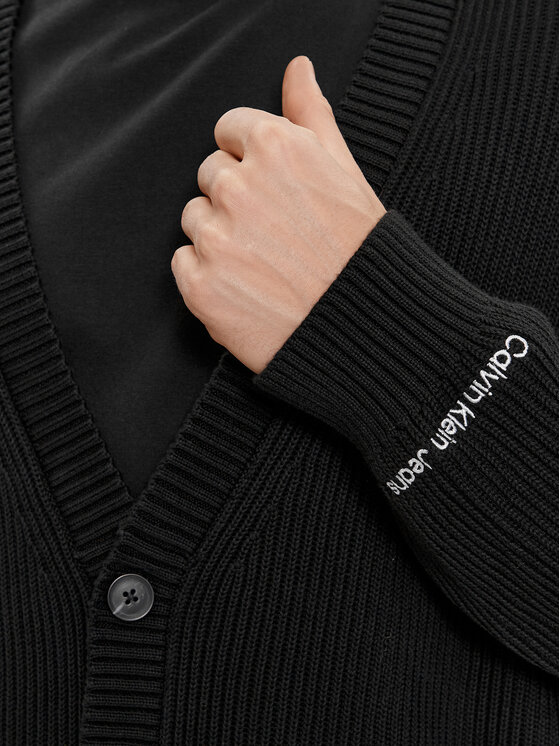 Calvin Klein Jeans Calvin Klein Jeans Cardigan J30J325066 Negru Regular Fit