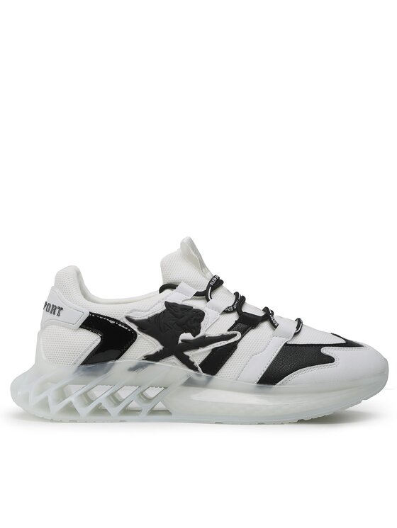 Plein Sport Plein Sport Sneakersy Runner Tiger Cross FABS USC0332 PTE003N Bílá