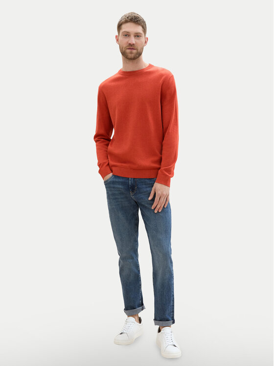 Tom Tailor Tom Tailor Sweter 1039810 Pomarańczowy Regular Fit