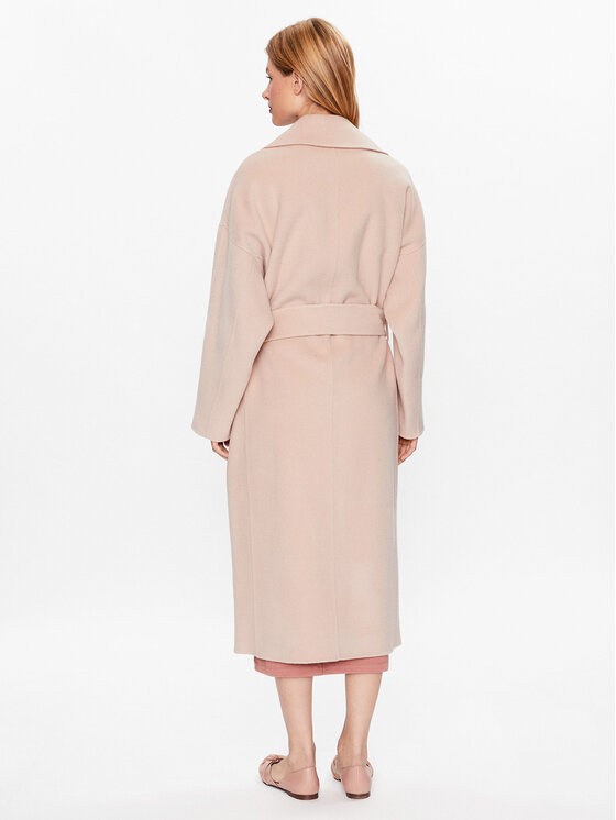 Calvin Klein Calvin Klein Cappotto di lana K20K205855 Rosa Regular Fit