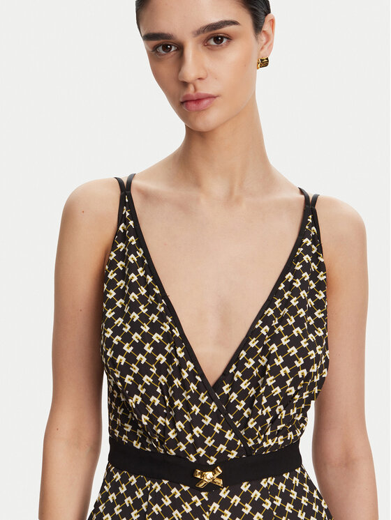 Elisabetta Franchi Elisabetta Franchi Kezeslábas TU-035-51E2 Fekete Regular Fit