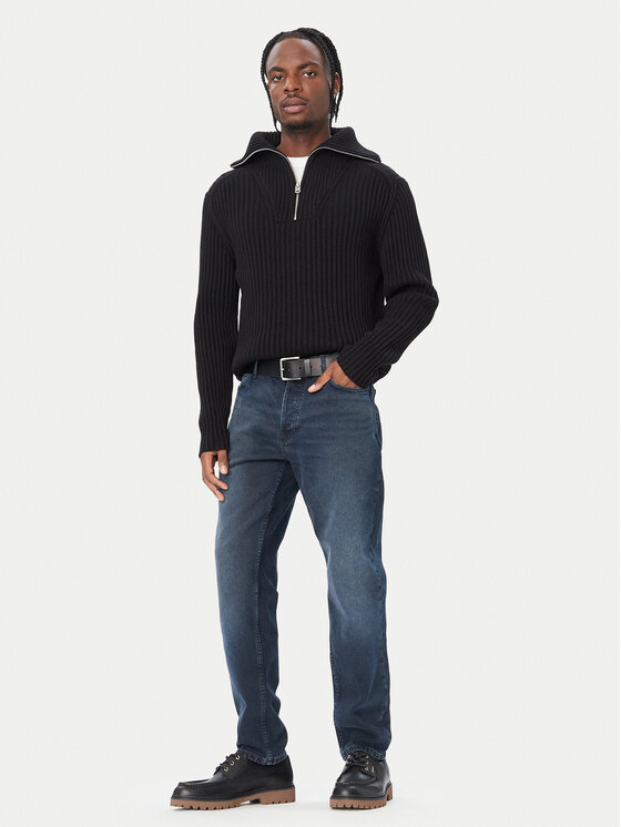 HUGO HUGO Svetr 50570250 Černá Regular Fit