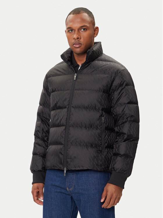 Armani Exchange Armani Exchange Pehelykabát XM001580 AF16628 UC001 Fekete Regular Fit