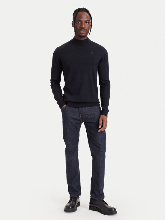 KARL LAGERFELD KARL LAGERFELD Golf 655002 564399 Granatowy Regular Fit