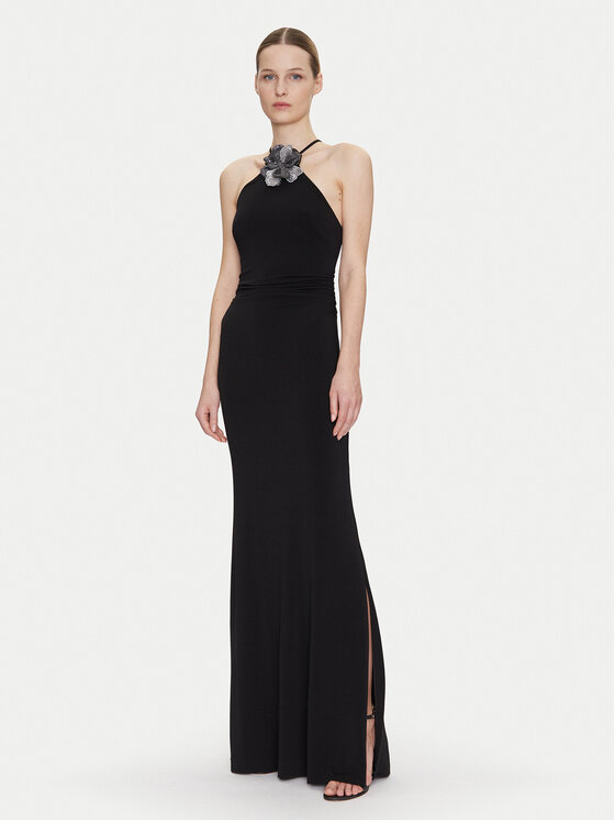 Guess Guess Sukienka wieczorowa W5GK95 KCVG2 Czarny Slim Fit