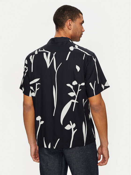 Selected Homme Selected Homme Koszula Slhrelax-Rajesh 16091066 Granatowy Relaxed Fit