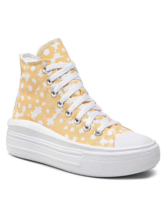 Converse Converse Modne superge Chuck Taylor All Star Mowe Hi A01194C Rumena
