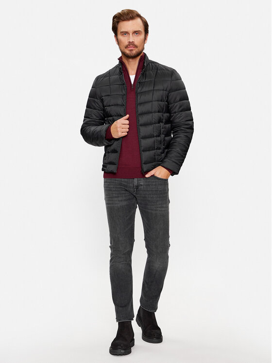 Trussardi Trussardi Kurtka puchowa 52S00906 Czarny Regular Fit
