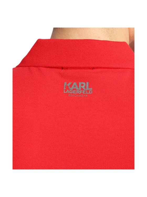 KARL LAGERFELD KARL LAGERFELD T-shirt kl22mpl01-rosso Rosso Regular Fit