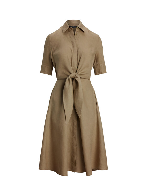 LAUREN RALPH LAUREN LAUREN RALPH LAUREN Rochie tip cămașă 200905667016 Bej Regular Fit