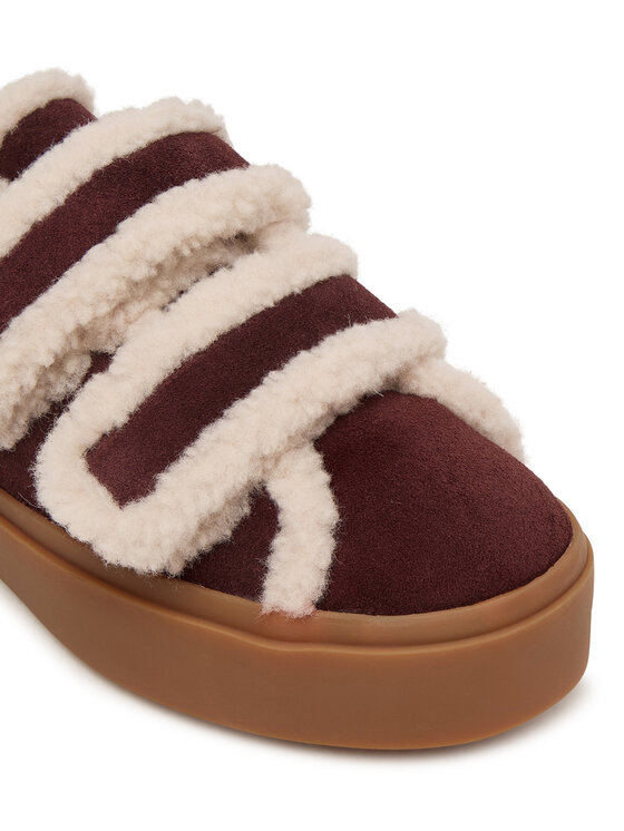 Inuikii Inuikii Sportcipők Shearling Low Velcro 1001.001.0231.518 Bordó