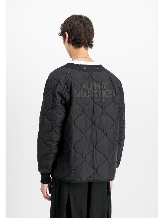 Alpha Industries Alpha Industries Kurtka outdoor Studio Liner Outdoor Jacket Czarny Loose Fit