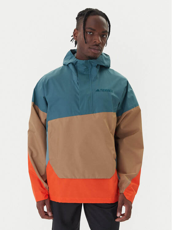 adidas adidas Anorak jakna Terrex Xploric 2.5L JL9753 Šarena Loose Fit