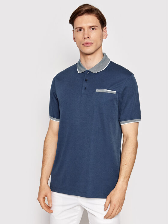 Polo 8151 15091 Blu scuro Regular Fit