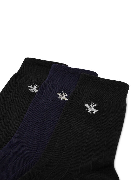 Beverly Hills Polo Club Beverly Hills Polo Club Garās zeķes KR_BHPC_004_W_SS2025_(3pack) Melns