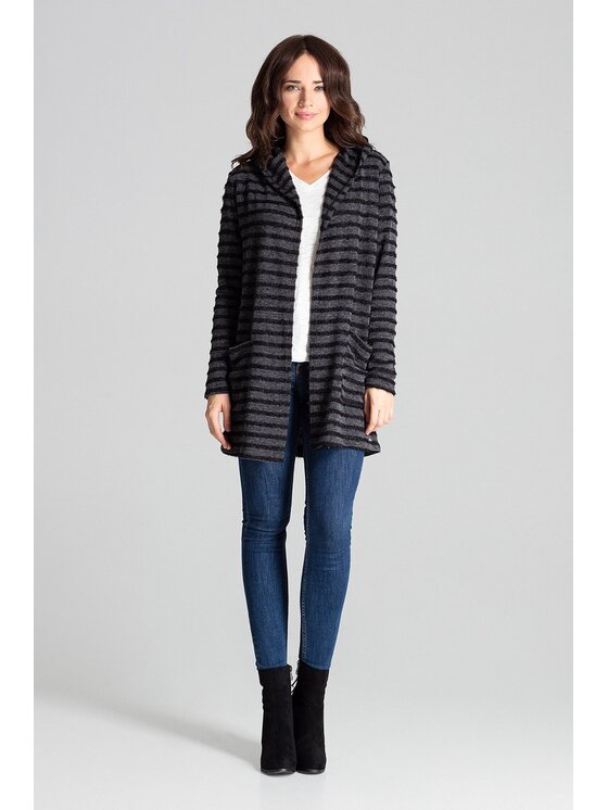 Lenitif Lenitif Sweter L070 Czarny Regular Fit