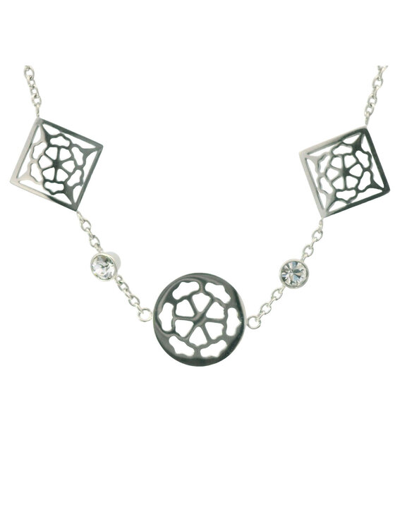 Guess Guess Naszyjnik JUBN01172JWRHTU Srebrny
