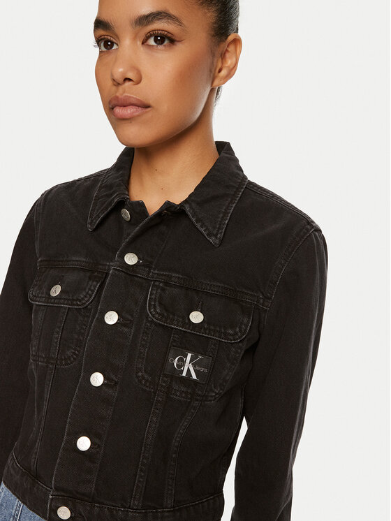 Calvin Klein Jeans Calvin Klein Jeans Джинсова куртка 90's J20J221257 Чорний Regular Fit