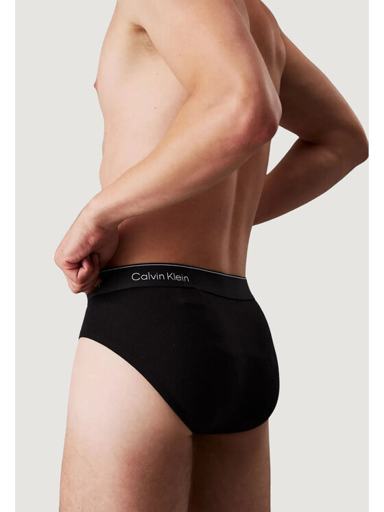 Calvin Klein Calvin Klein Set di 3 slip 3pack icon cotton stetch Nero