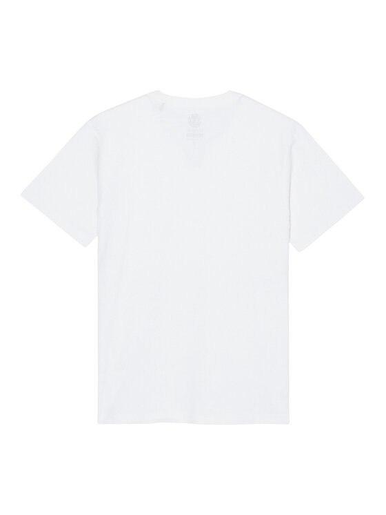 Element Element Tričko Icon Label Pocket ELYKT00198 Biela Regular Fit