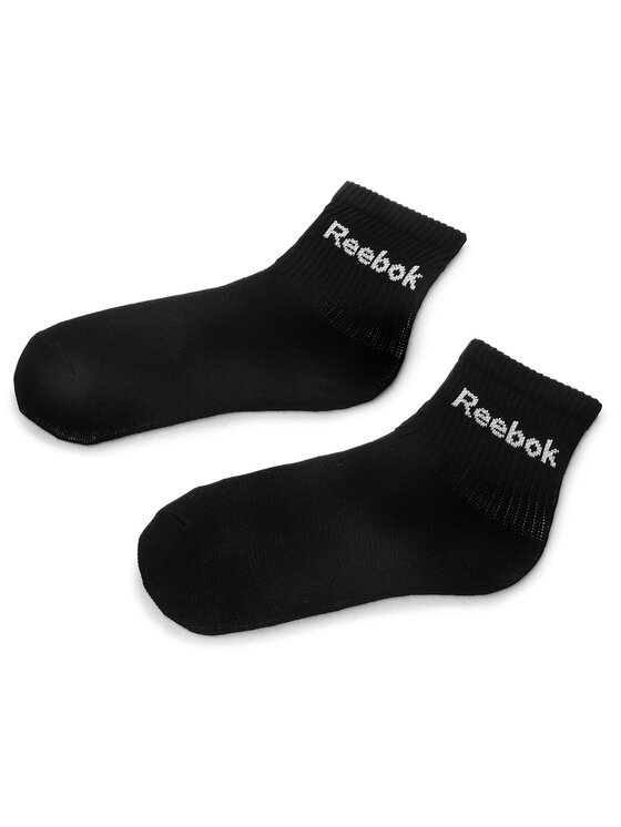 Reebok Reebok 3er-Set hohe Unisex-Socken Roy U Crew Sock AB5281 Schwarz