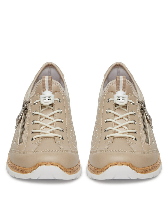 Rieker Rieker Sneakersy N42P6-62 Beżowy