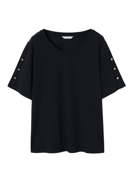 TATUUM Tatuum Blúzka VIRI Tmavomodrá Classic Fit