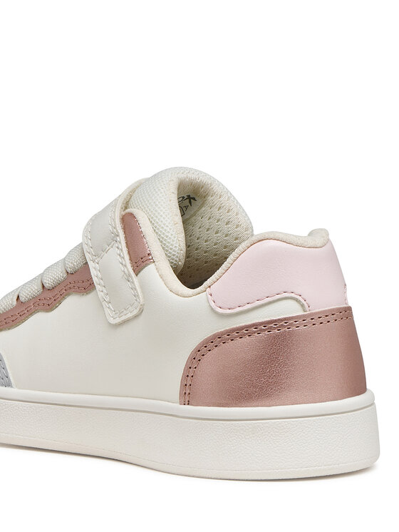 Geox Geox Sneakersy J Eclyper Girl J65LRB 054AJ C0406 M Biały