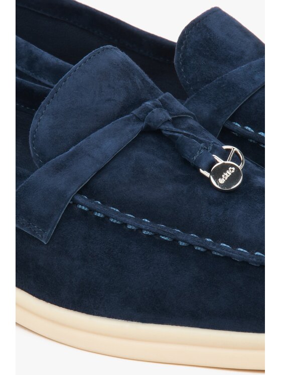 Estro Estro Μοκασίνια ER00115751 Σκούρο μπλε