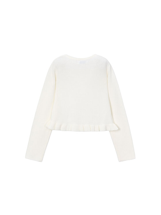 Mayoral Mayoral Strickjacke 3383 Écru Regular Fit